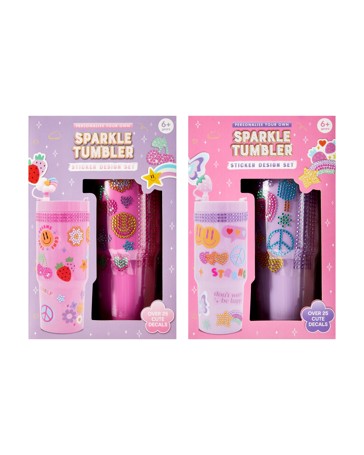Anko Sparkle Tumbler Sticker Design Set - Assorted