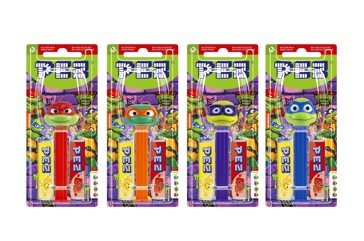 Teenage Mutant Ninja Turtle PEZ Dispenser Blister Pack 17g - Assorted