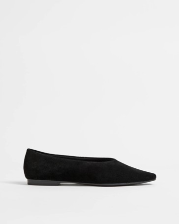 Genuine Leather High Vamp Ballet Flat - Luna