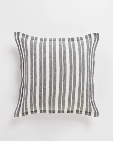 Shirt Stripe Linen Stripe Cushion