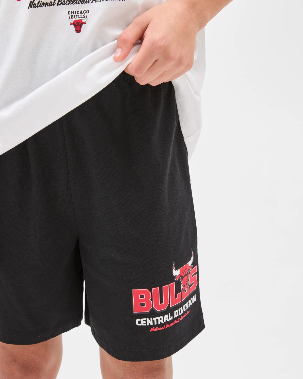 Licensed NBA Australian Cotton Older Boys Oversized Knit Pyjama Set - Multi NBA Bulls 4 of 6