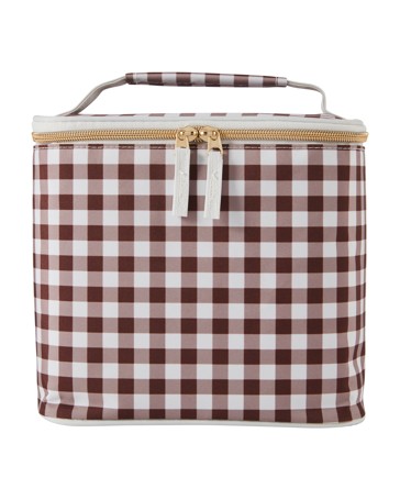 Anko Mocha Gingham Insulated Top Loader