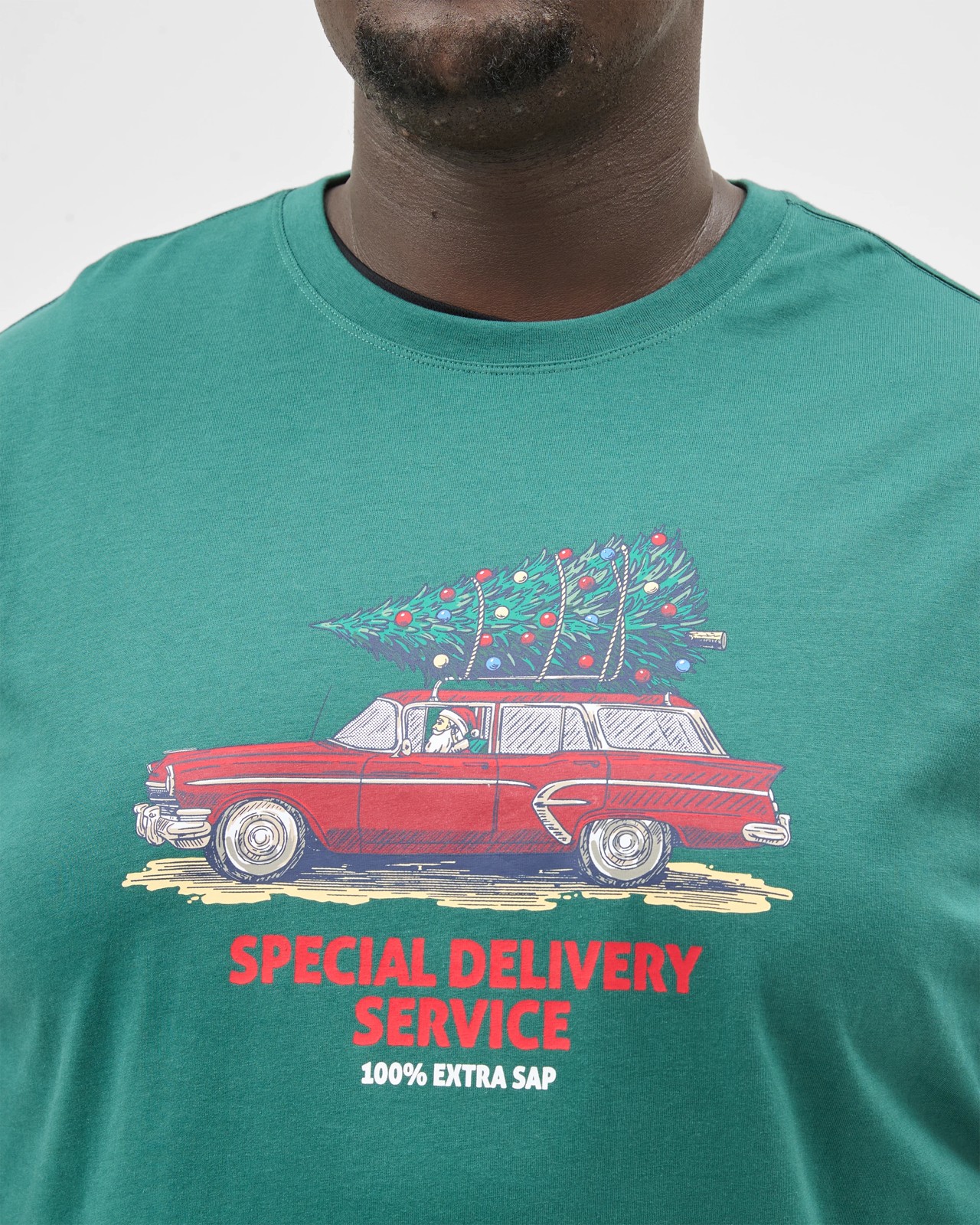 Plus Size Australian Cotton Christmas Special Delivery T-Shirt 6 of 6