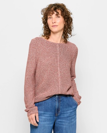 Australian Cotton Blend Ottoman Crew Jumper