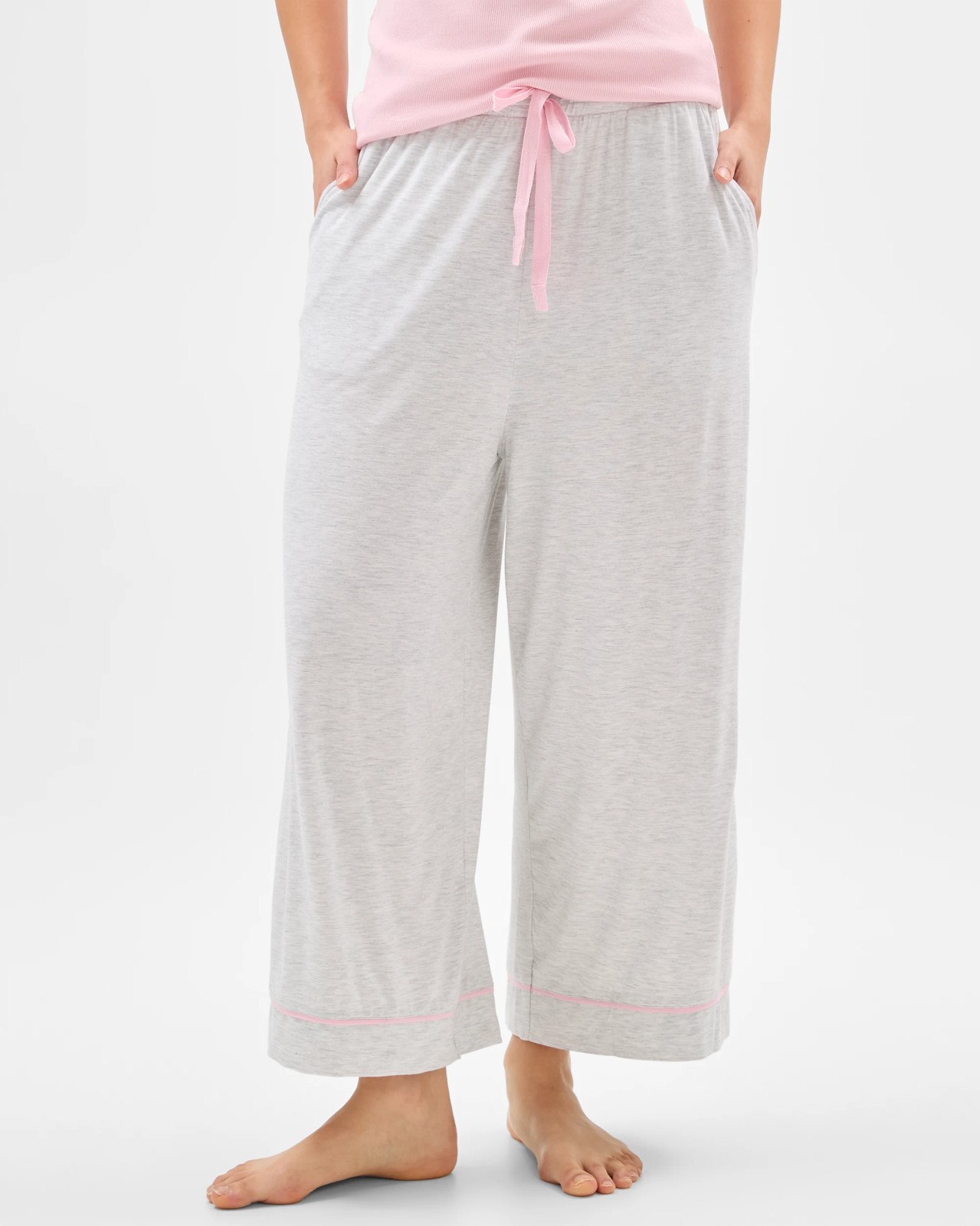 Bamboo Soft Comfort Sleep Culotte Pants 3 of 6