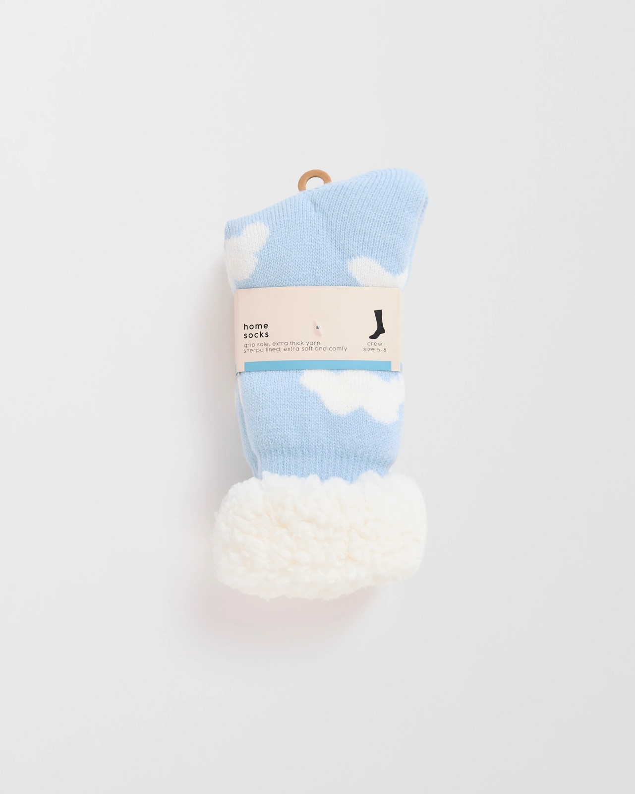 Sherpa Lined Crew Length Home Socks 4 of 4