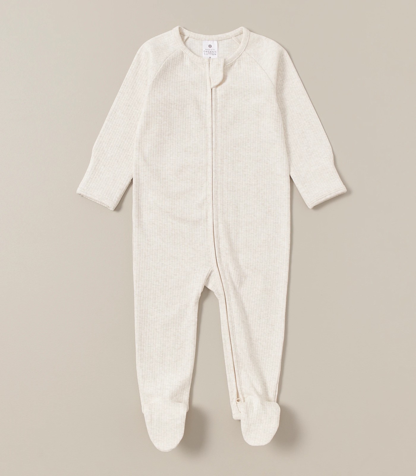 Baby Organic Cotton Rib Coverall 2 of 5