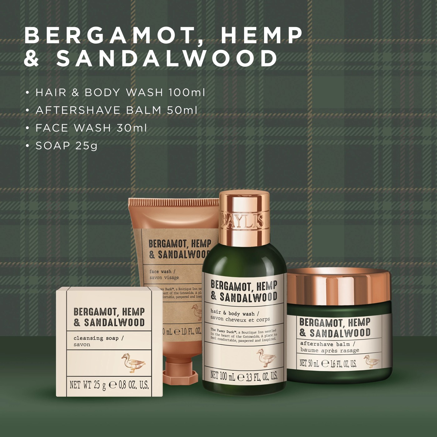Baylis & Harding The Fuzzy Duck Luxury Grooming Tin Gift Set - Bergamot, Hemp and Sandalwood 4 of 4