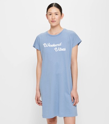 Print Sleep T-Shirt Nightie