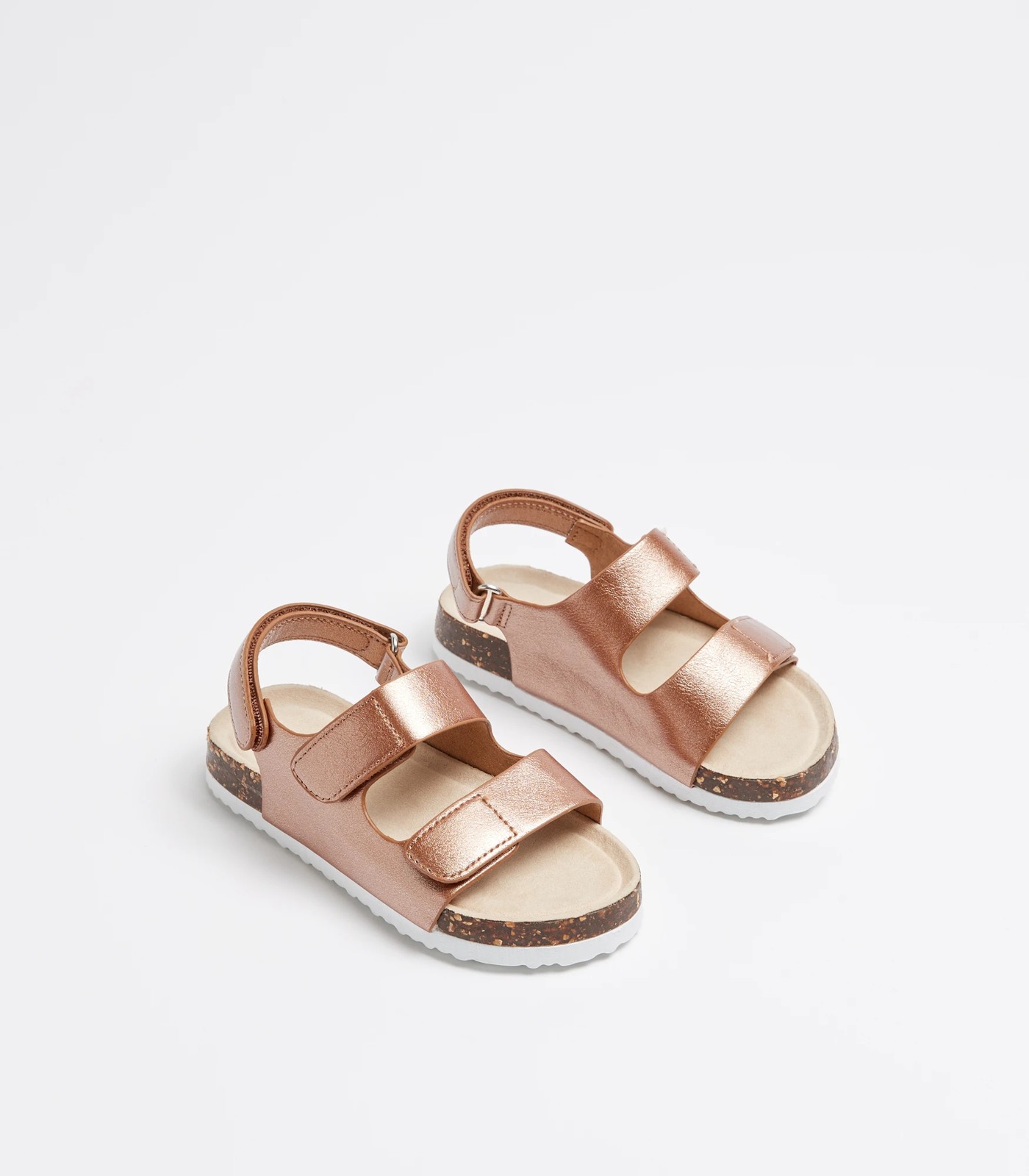 Rose gold cork on sale sandals