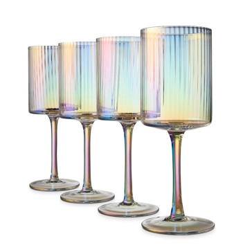 4 Lustre Wine Glasses - Anko