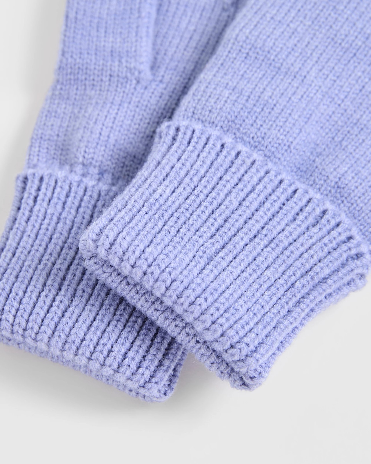 Essential Rib Knit Gloves - Lilac 2 of 2