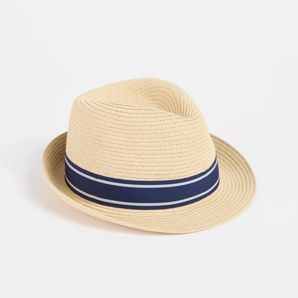 Kids Paper Straw Trilby Hat
