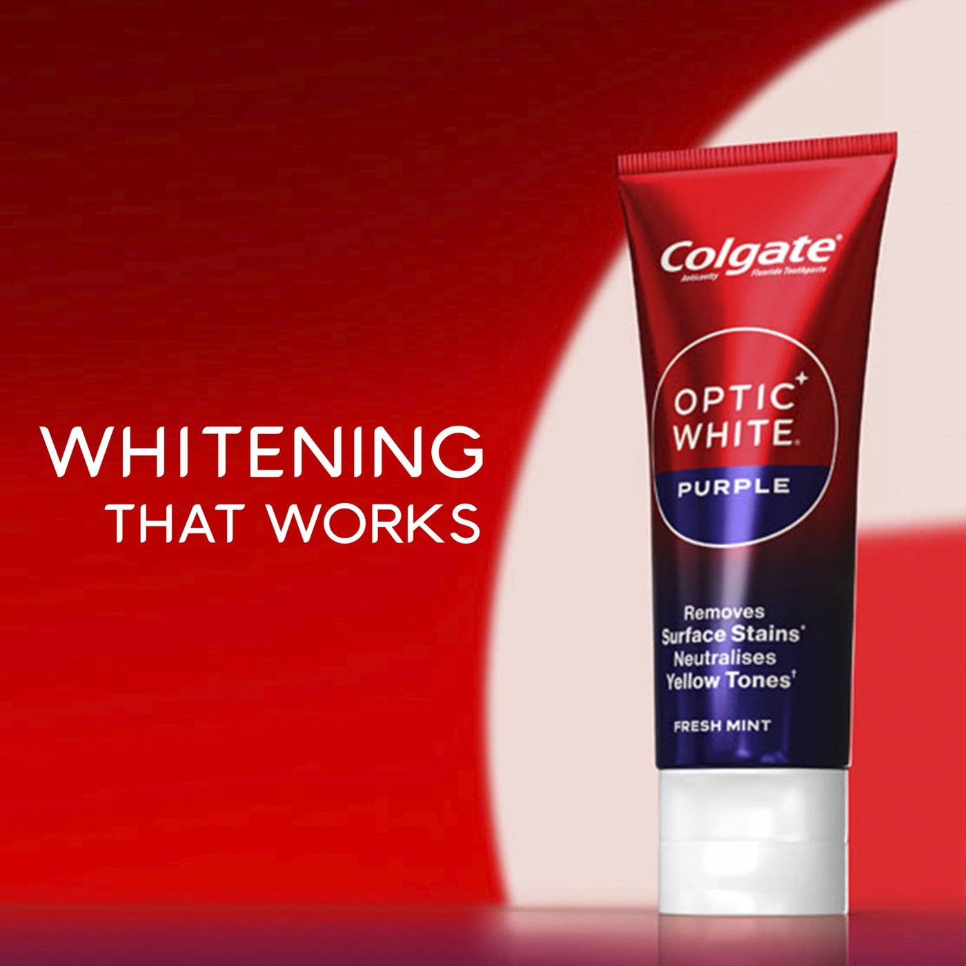 Colgate Optic White Purple Teeth Whitening Toothpaste 100g 5 of 6