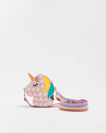 Kids Unicorn Pop It Crossbody Bag