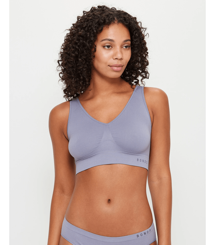 Bonds Women's Comfy Seamless Crop - Grey - Size XL