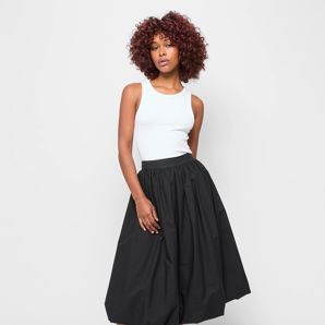 Petites Poplin Balloon Skirt product image