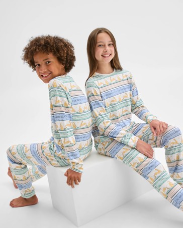 Family Matching Easter Older Kids Pyjama Set - Guess How Much I Love You