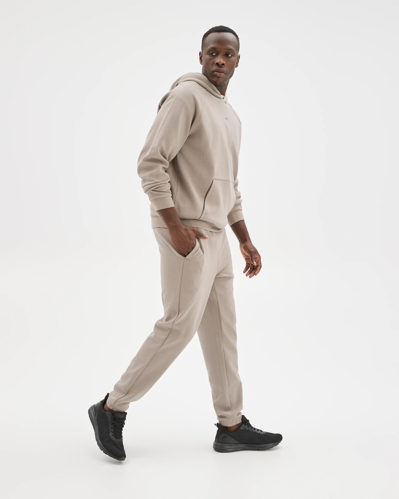 Active Textured Full Length Trackpants - Fog 3 of 5