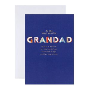 Connections from Hallmark Birthday Card - Grandad, Thanks a Million