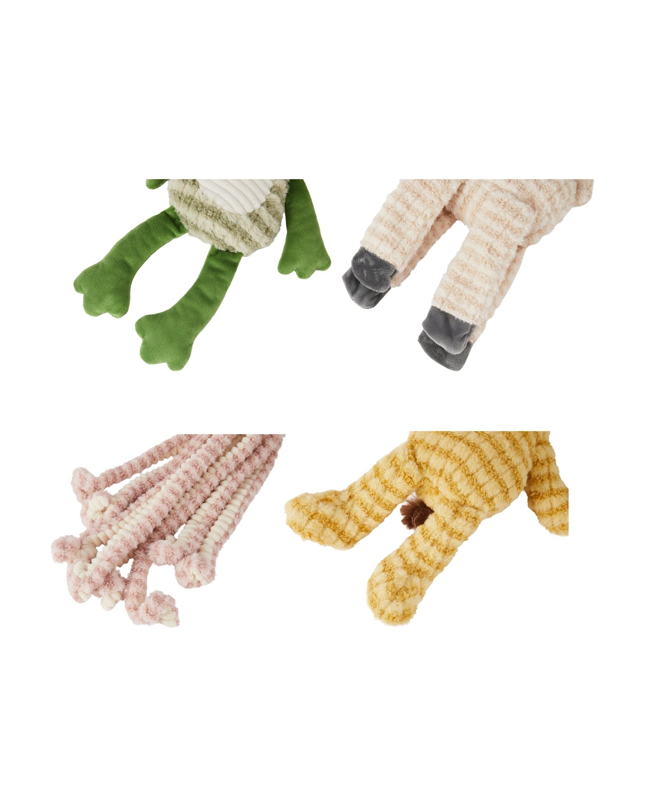 Pet Toy Thick Rib Plush  - Assorted - Anko 3 of 4