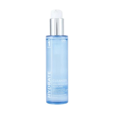 Step 1 AM/PM Hydrate Cleanser 150ml, Hyaluronic Acid and Squalane - OXX Skincare