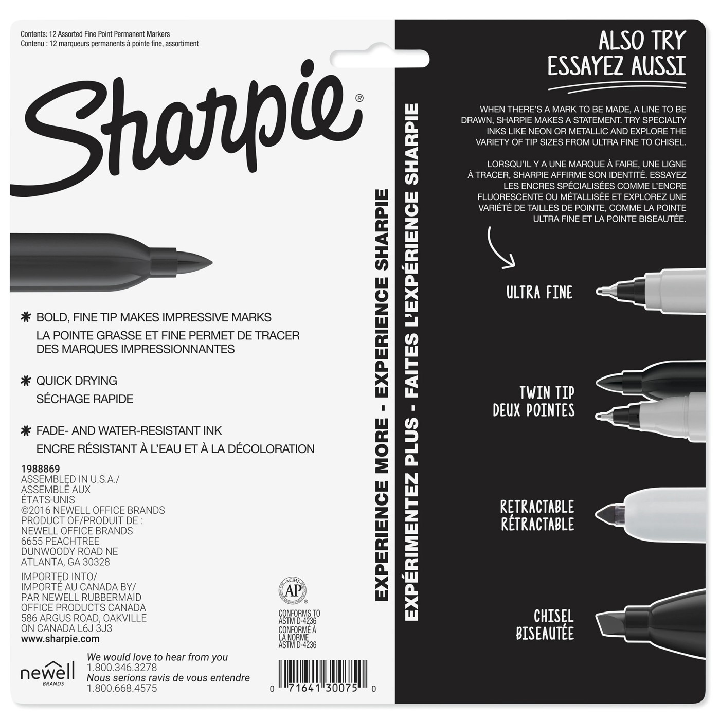 Sharpie Fine Point Fashion Permanent Markers - 12 Pack  5 of 5