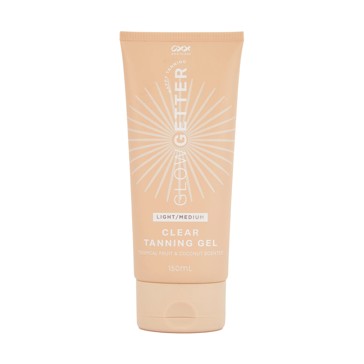 Glow Getter Clear Tanning Gel, Light/Medium - OXX Bodycare