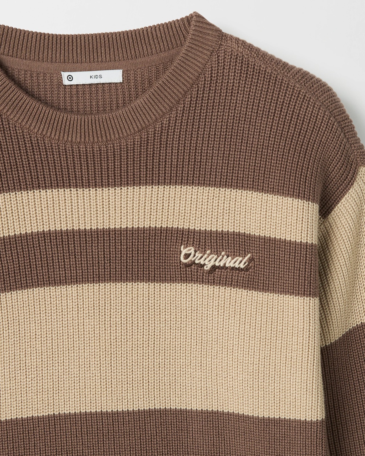 Australian Cotton Crew Neck Striped Sweater 6 of 6