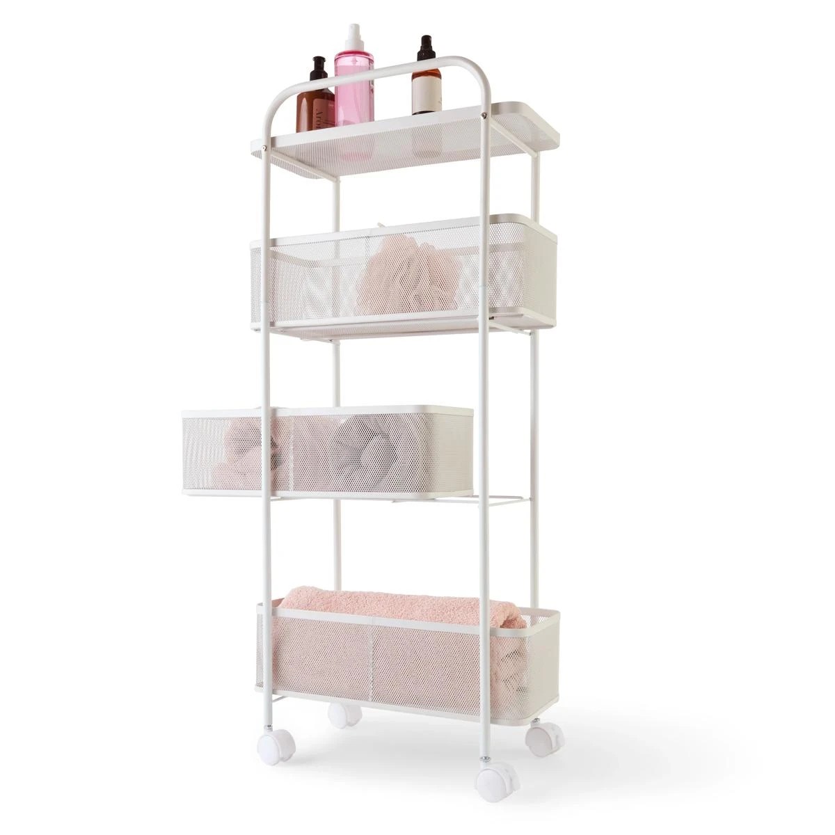 Anko Slim Line Metal Trolley 3 of 6