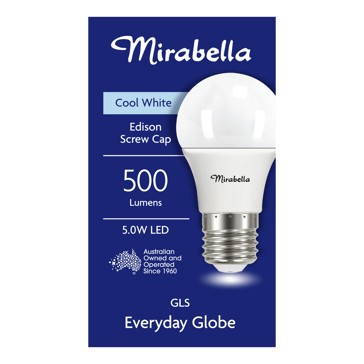 Mirabella E27 LED GLS Everyday Globe
