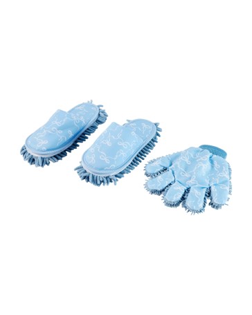 Anko Dust Slippers and Dusting Glove Set - Bow
