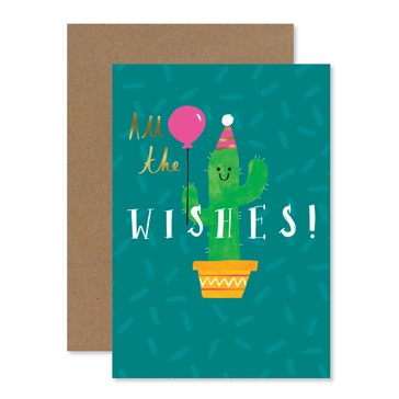 Connections from Hallmark Birthday Card - All the Wishes!