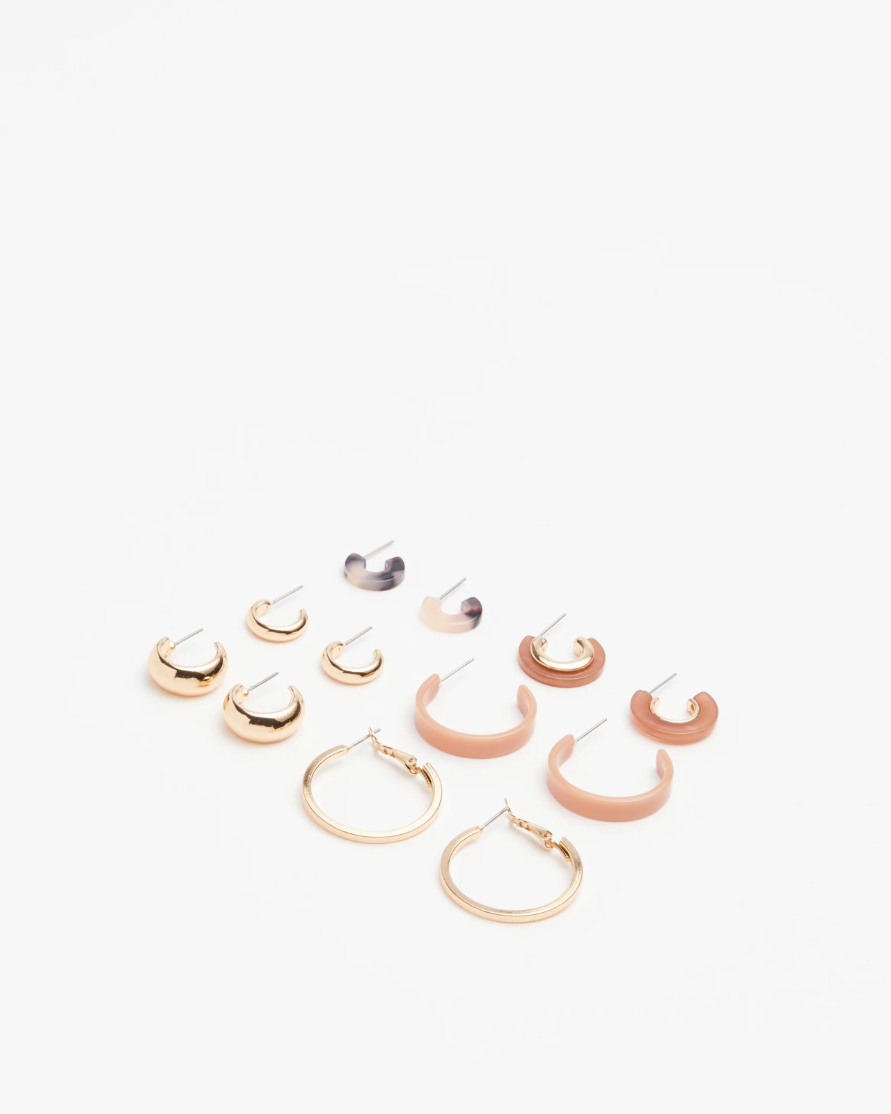 Hoop earrings target clearance