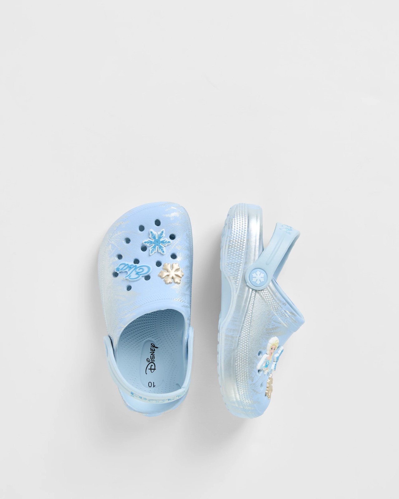 Disney Princess Baby First Walker/Junior Icon Clogs - Frozen Blue 3 of 3