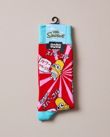 Swag Licensed Crew Socks - The Simpsons™ Mr Sparkle