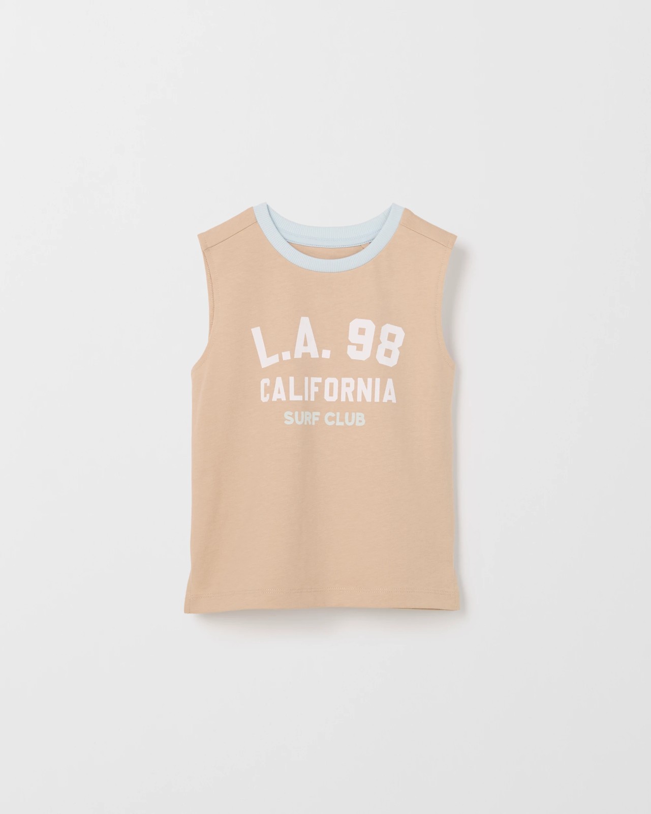 Australian Cotton Tank Top - Cement 5 of 6