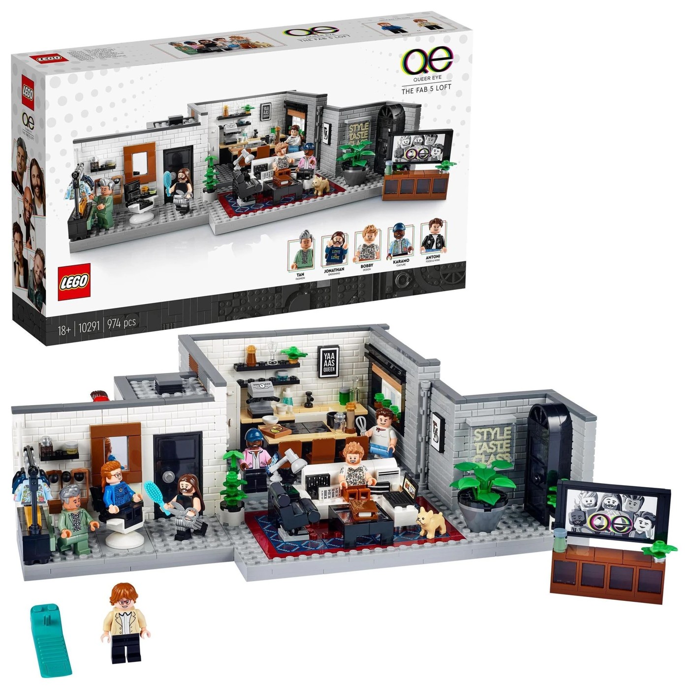 LEGO Icons Queer Eye The Fab 5 Loft 10291 Target Australia