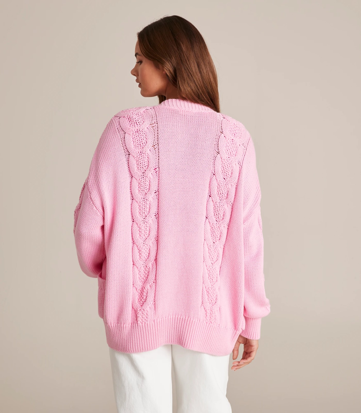 All In Theory Olive Oversized Cardigan – Pink Lily