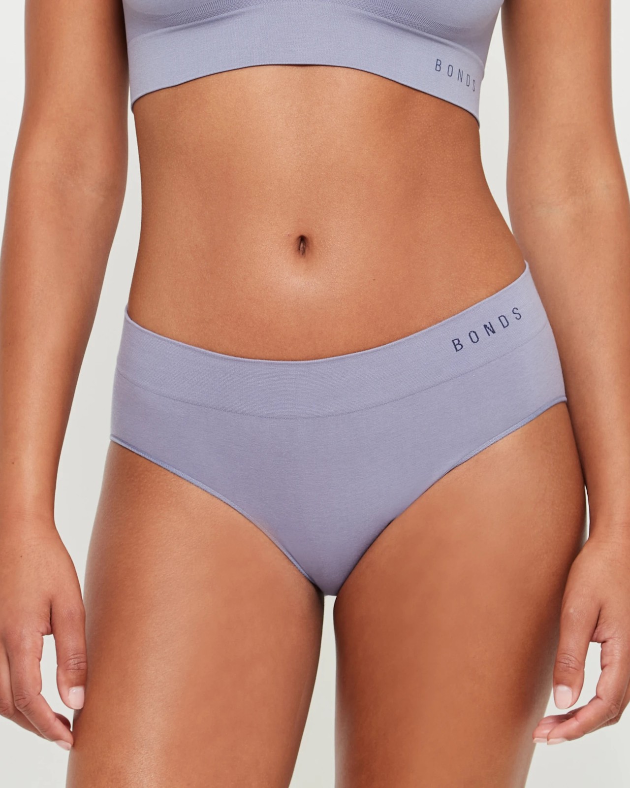 Bonds Seamless Midi Briefs - Aromatic Grey