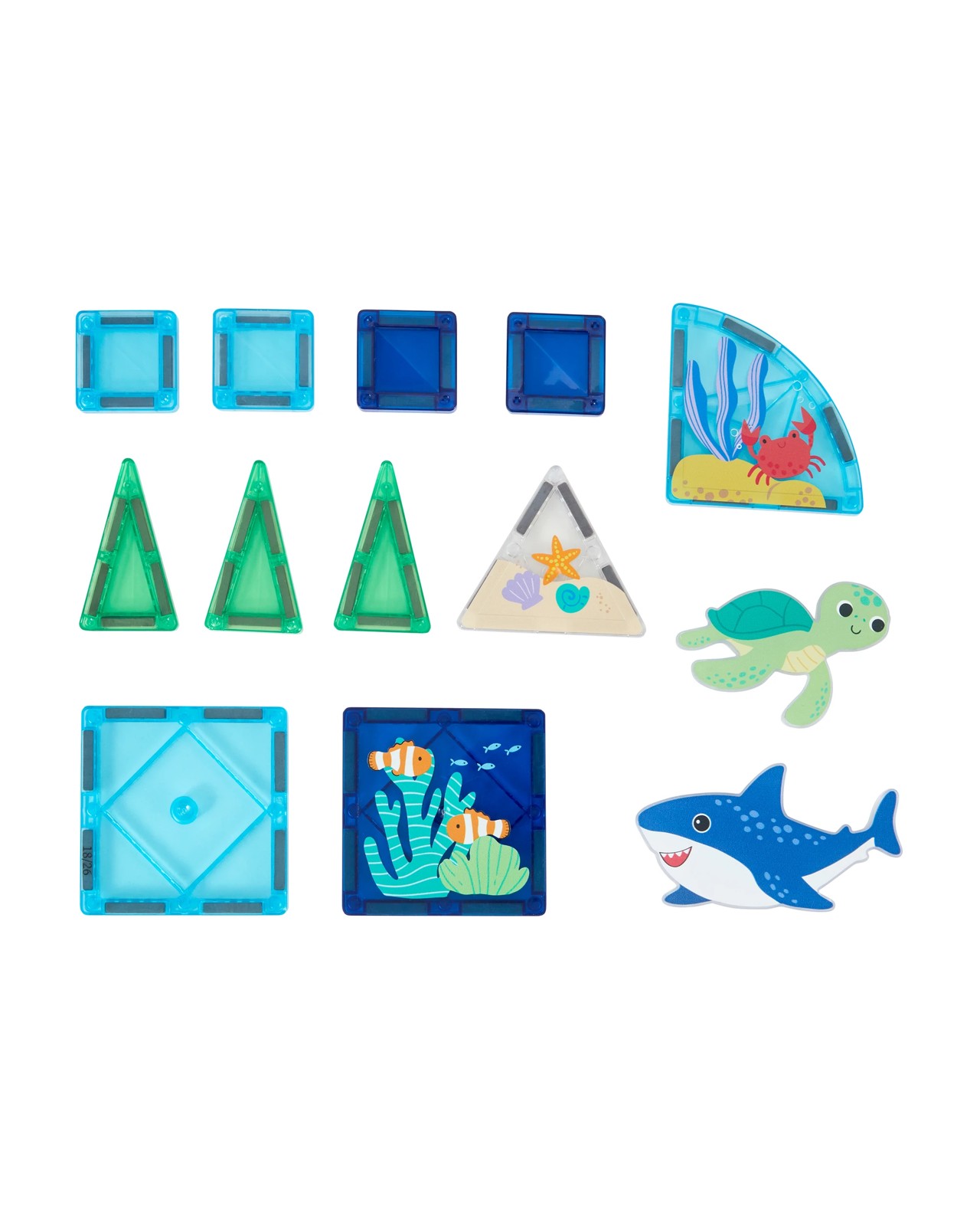 Anko 13 Piece Ocean Magnetic Tiles 5 of 5