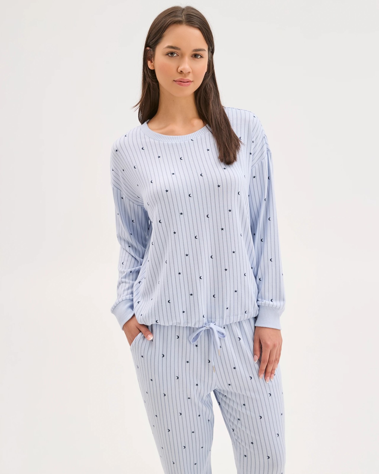Printed Cosy Pyjama Sleep Set - Moon & Stars 2 of 5