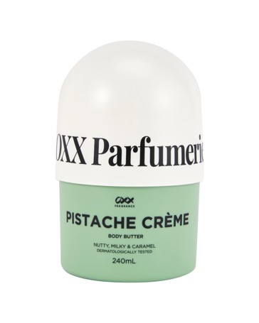 OXX Fragrance Pistache Creme Body Butter 240ml - Nutty, Milky and Caramel