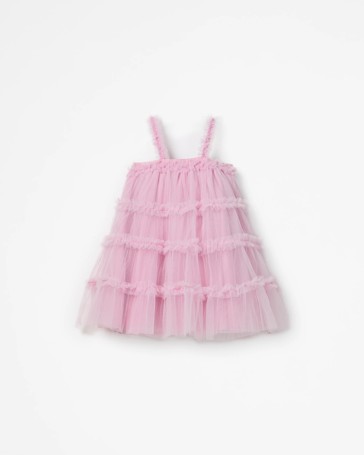 Tiered Tulle Dress