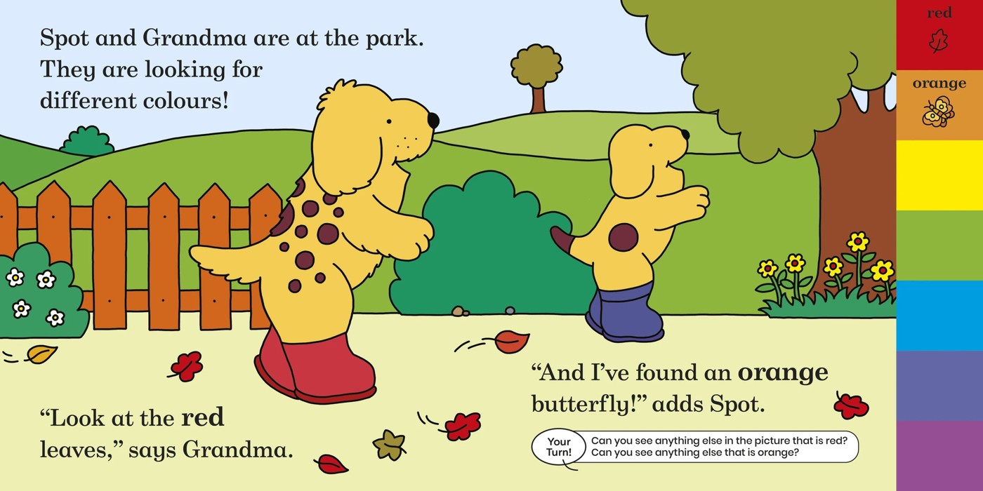 First Steps with Spot: Spot Sees a Rainbow by Eric Hill - Book 2 of 3