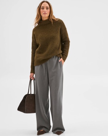 Preview Plush Mock Neck Jumper