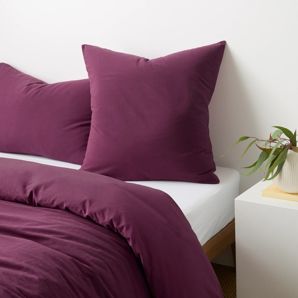 Arlo Stonewash Quilt Cover Set - Leaf Green