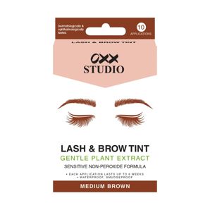 Lash & Brow Tint, Medium Brown - OXX Cosmetics