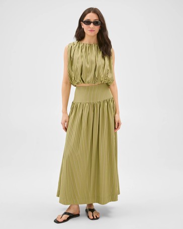 Lily Loves Lyocell A-Line Maxi Skirt
