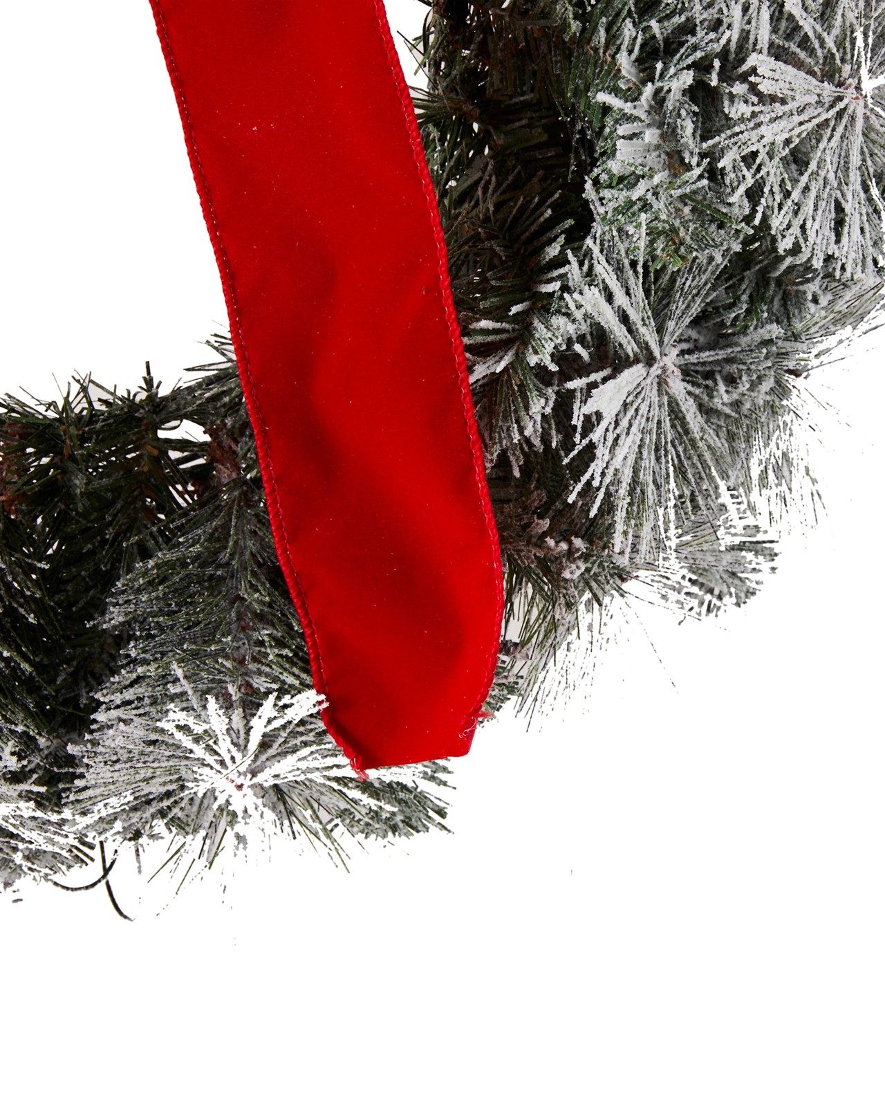 Anko Light Up Flocked Wreath 3 of 6